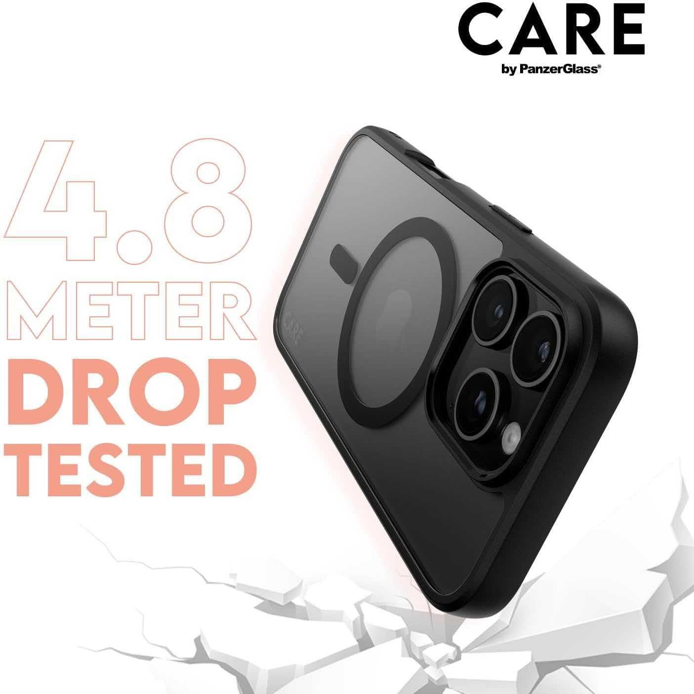 CARE BY PANZERGLASS® 3-в-1 пакет за защита за Apple iPhone 16 Pro