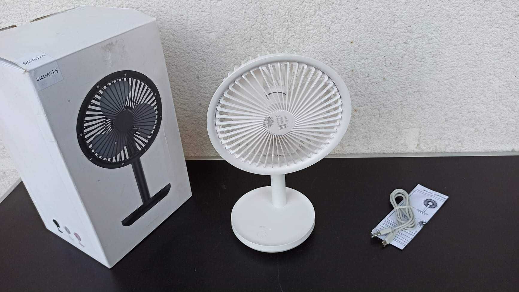 Ventilator xiaomi solove f5 fan de masa birou portabil usb silentios