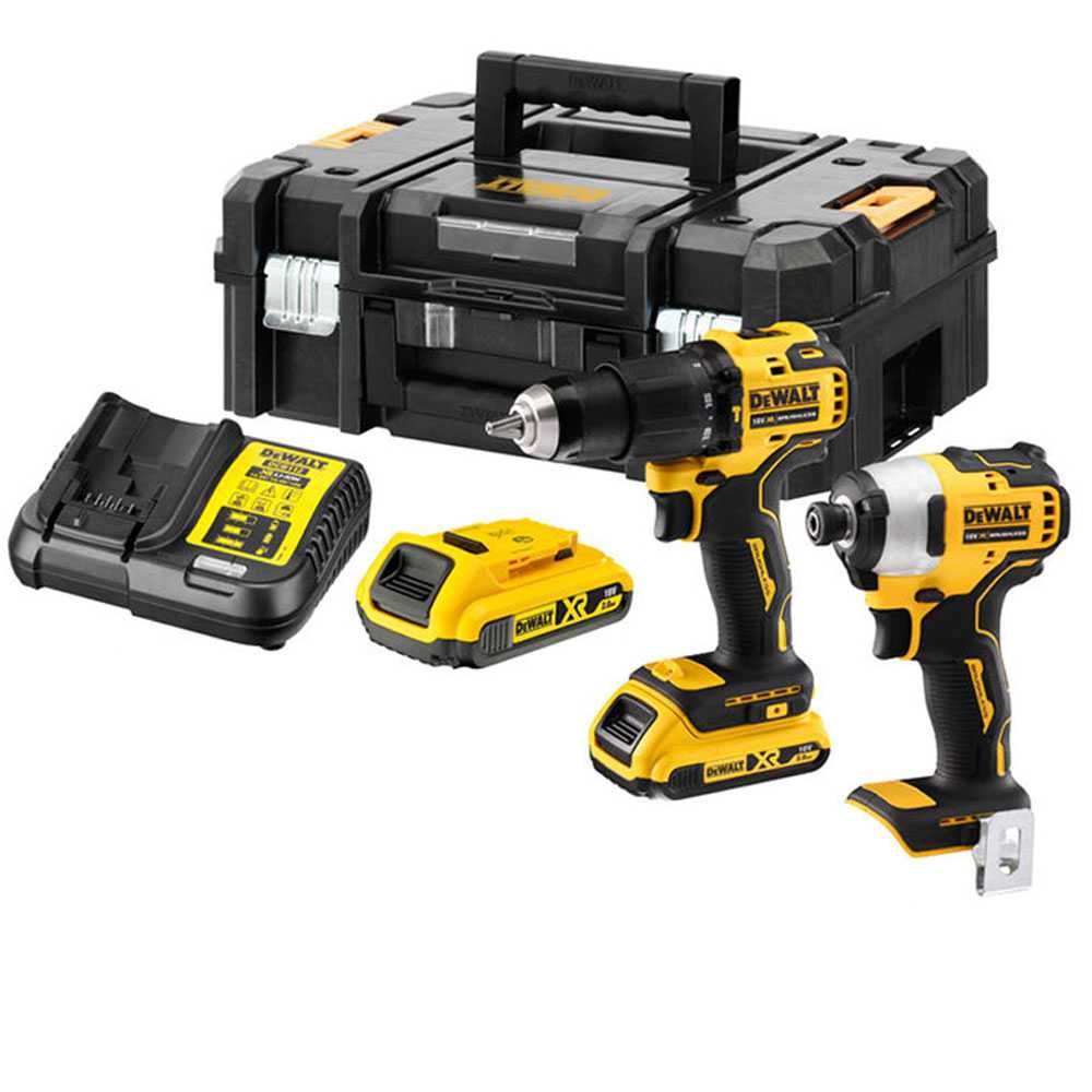 Комплект акумулаторни ударни винтоверти DeWALT DCK2062L2T