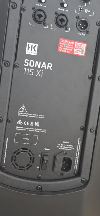 Vand boxe HK SONAR XI 15