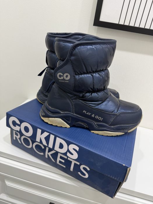 Зима дутик  33 размер стильный теплый