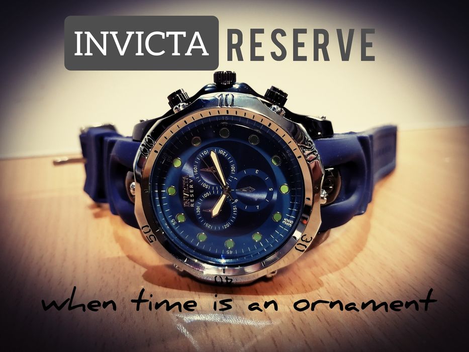 Сет мъжки часовници Invicta Reserve 57мм. Ден и Нощ.