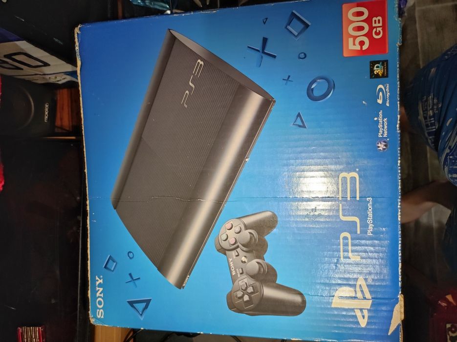 PS3 Slim 500 GB черный