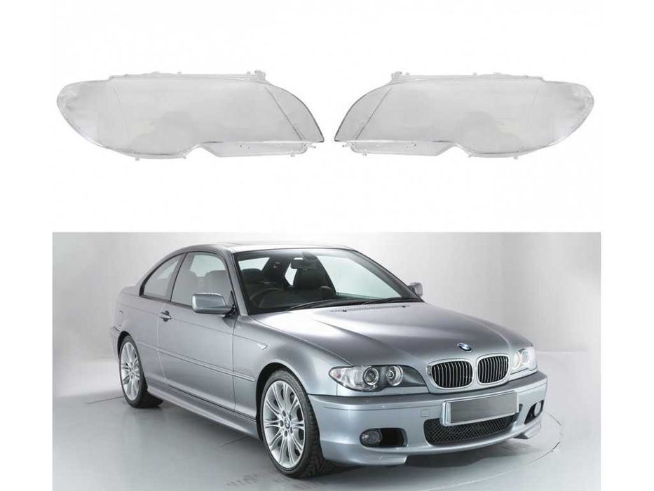 Комплект Стъкла за фарове на BMW 3 E46 Facelift Coupe / BMW 3 GT F34