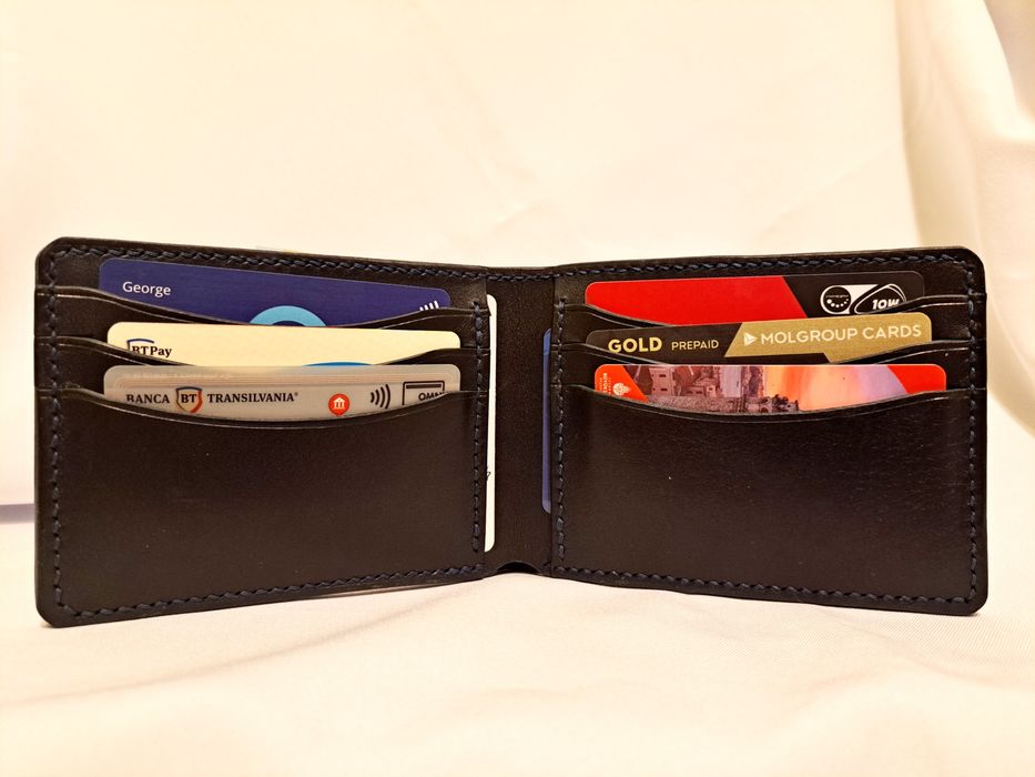 Portofel Piele Naturala Lucrat Manual