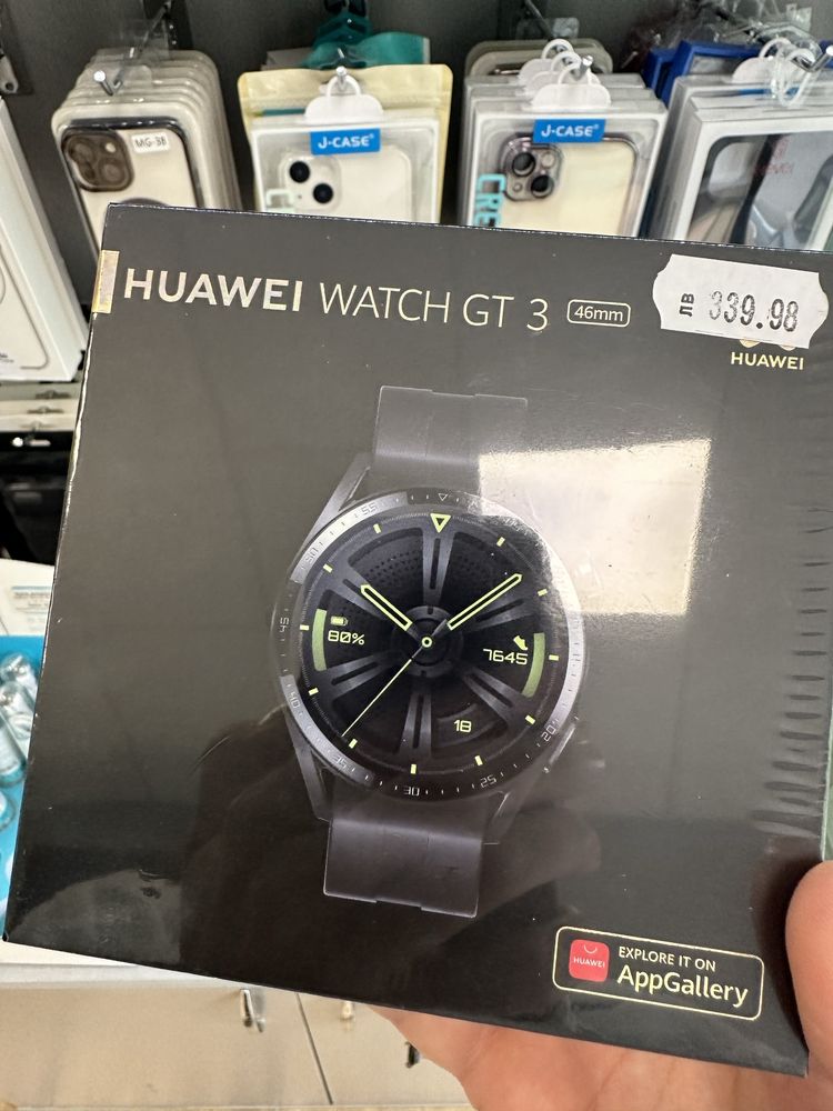 Часовник Huawei Watch GT3 46mm Black Stainless Steel Case