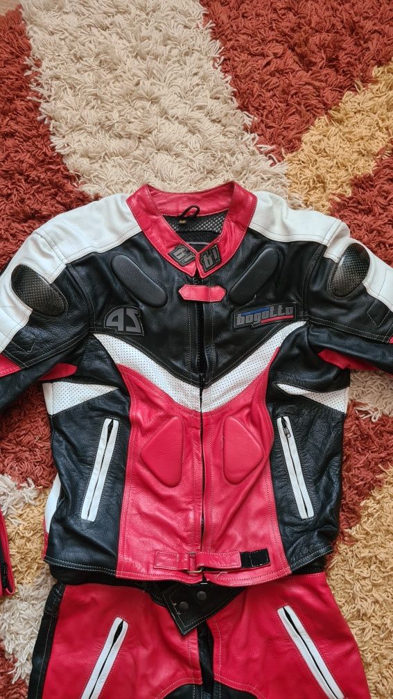 Costum piele moto