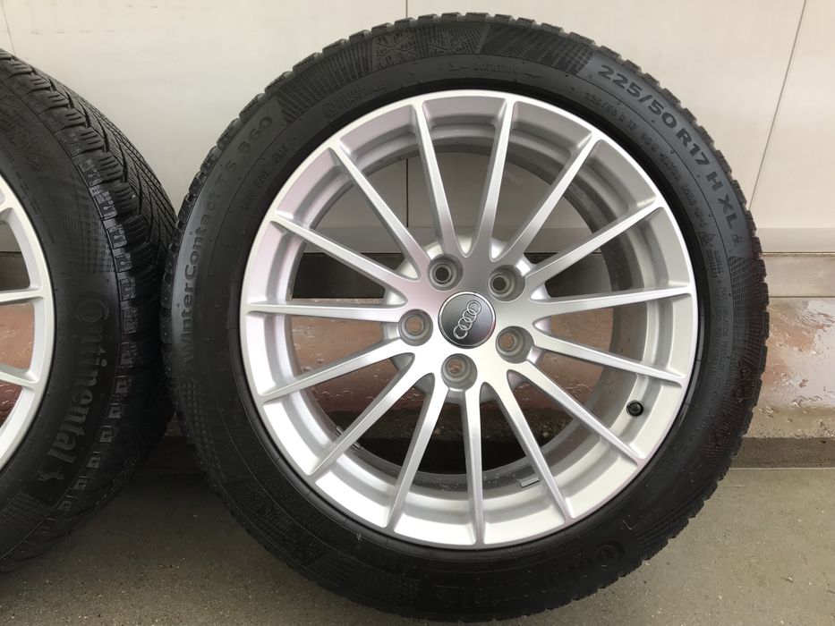 Jante Roti 17 Audi A4 A5 A6 B9 B8 C6 8W 8K anvelope 225 50 R17 M+S