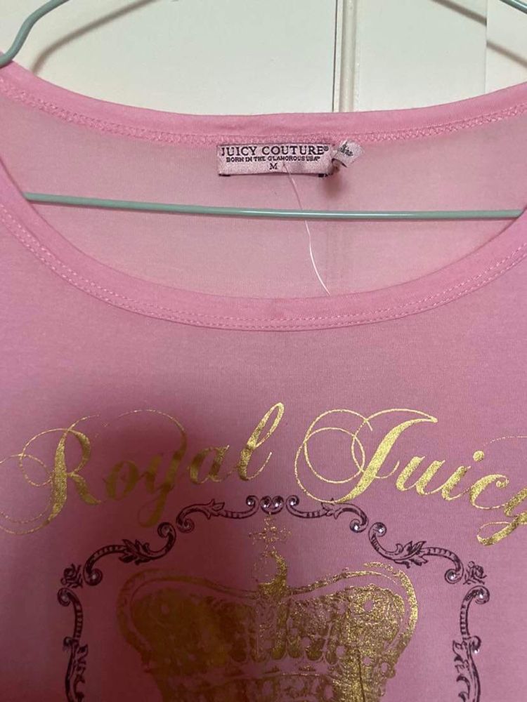 Нова розова блуза/тениска Juicy Couture, размер М
