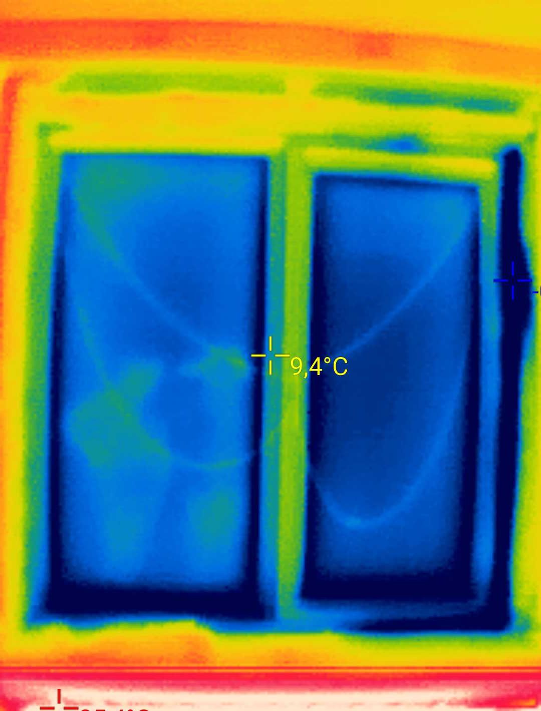 Тепловизор промерзание нагрев протечка горячей воды отопления сквозняк