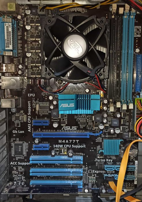 Asus M4A77T + Phenom II X6 1090T + Deepcool охладител