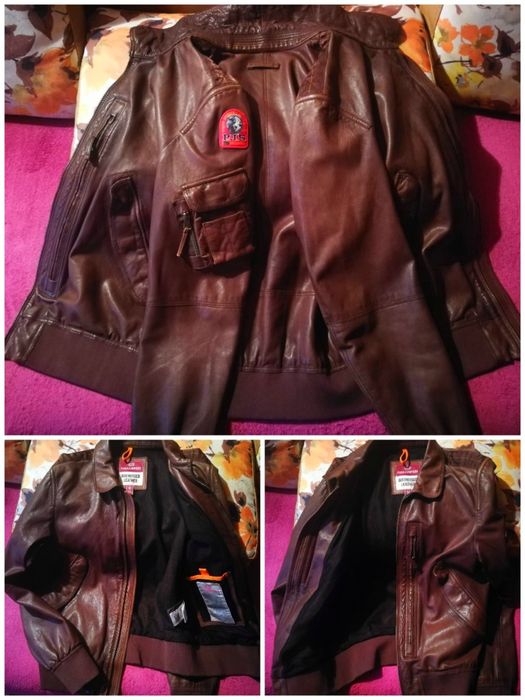 Jacketa Piele Aviator Pilot PARAJUMPERS BRIGADIERE*(CWU-45)MA-1 Luxuri