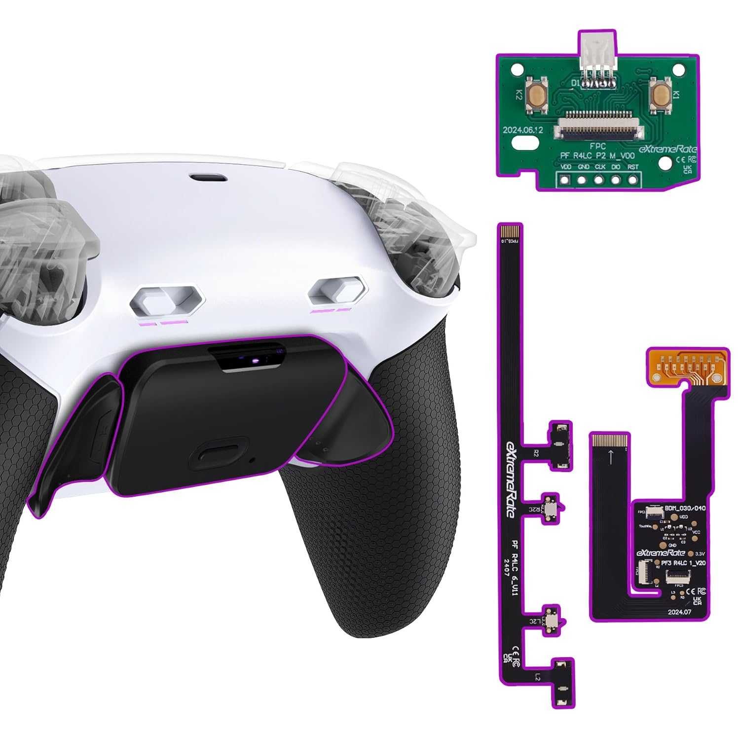 eXtremeRate RISE4 Plus Max Remap Kit за PS5 – 4 програмируеми бутона