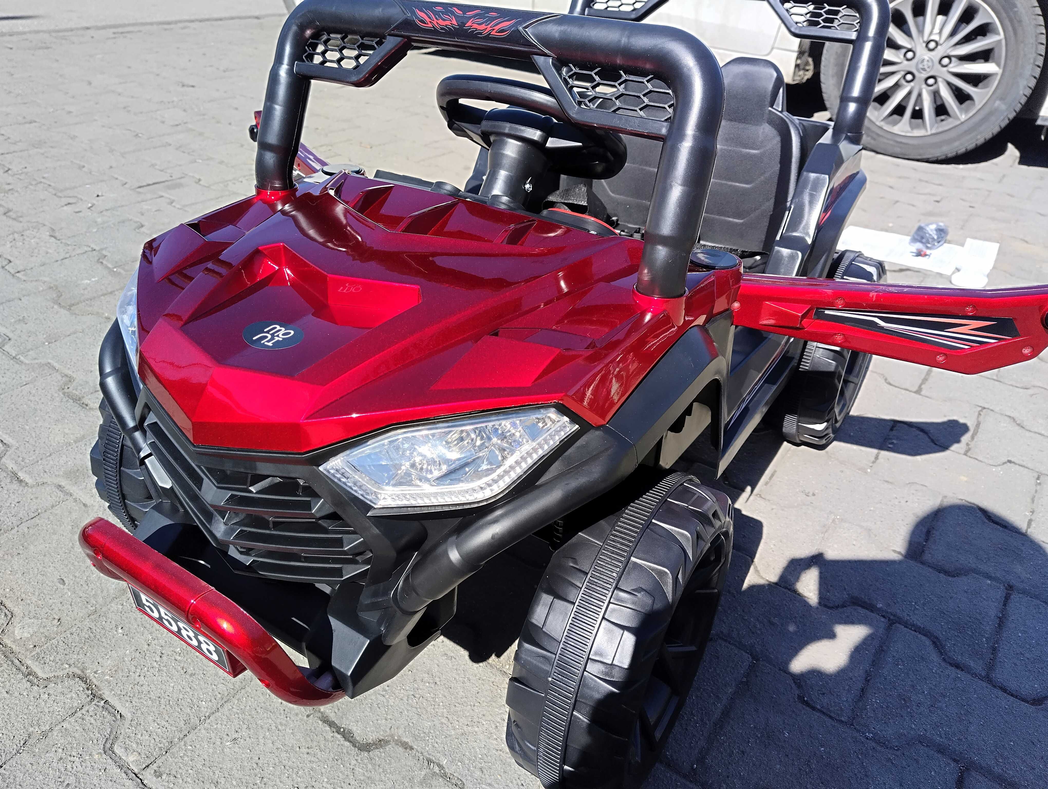 TEXAS акумулаторен джип Fast UTV червен