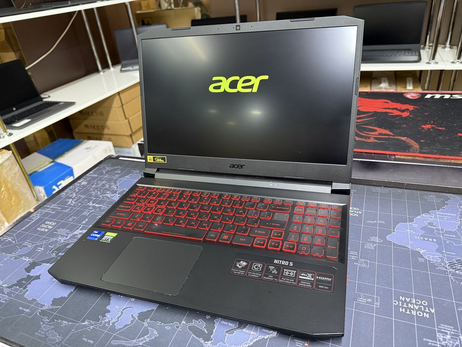 Игровой Acer Nitro 5 - Core i7-11800H/8Gb/512Gb/RTX3050