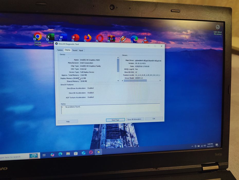 Laptop gaming Lenovo Thinkpad i7 Ram 16Gb ddr4 video 4Gb Windows 11