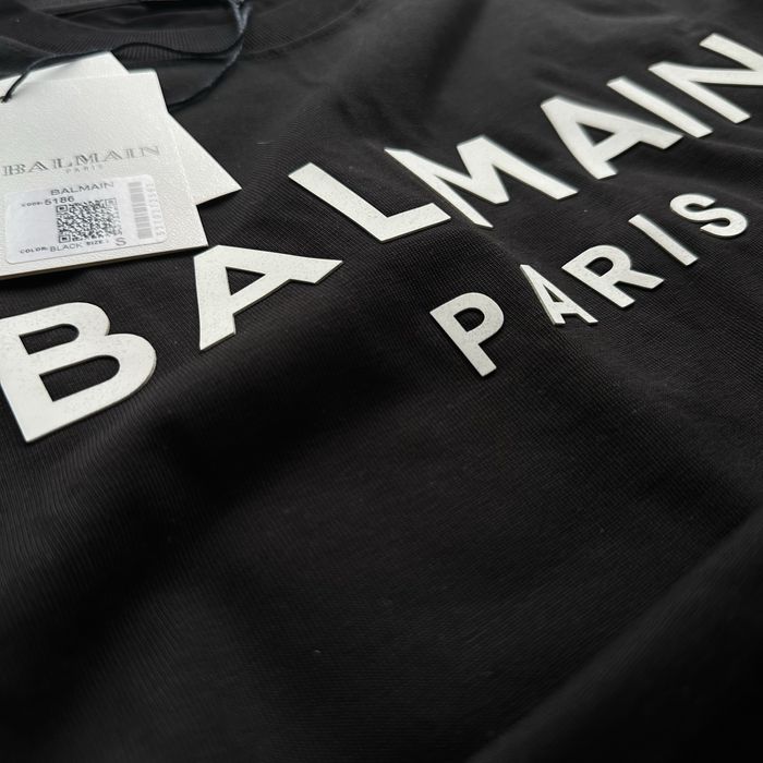 Tricou Negru Balmain Premium