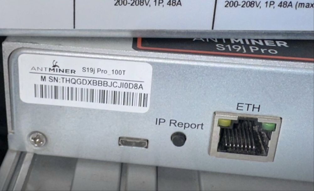 Bitmain asic S19J PRO 100Th