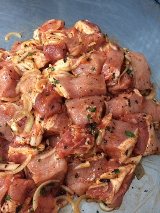 Мясо шашлык в сыром виде