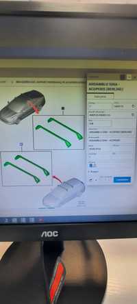 Set Bare Transversale (cu cheie)Originale Ford Mondeo MK5