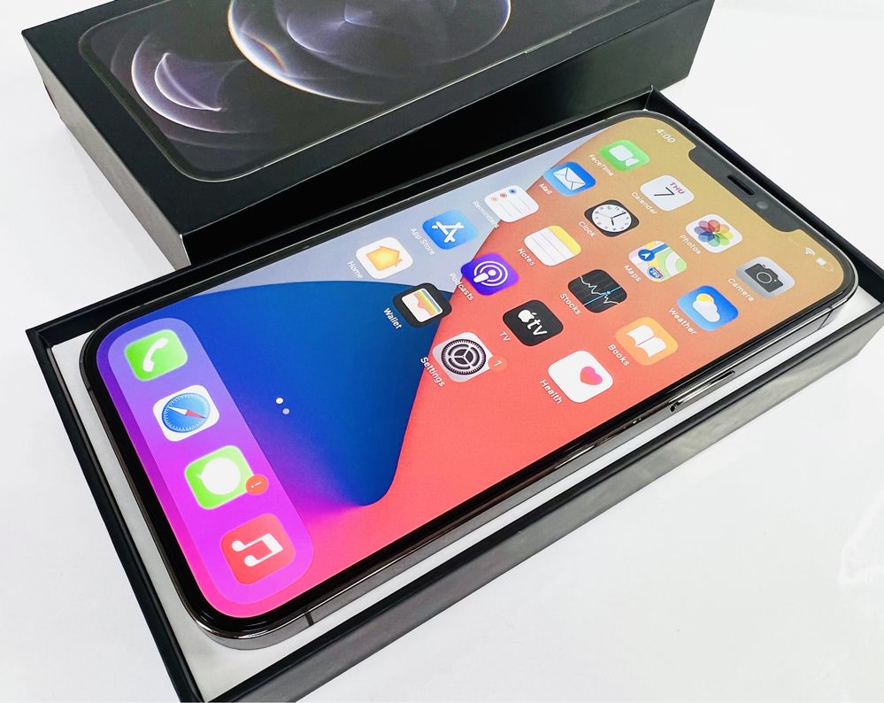 Apple iPhone 12 Pro Max 128GB Graphite Перфектен! Гаранция!