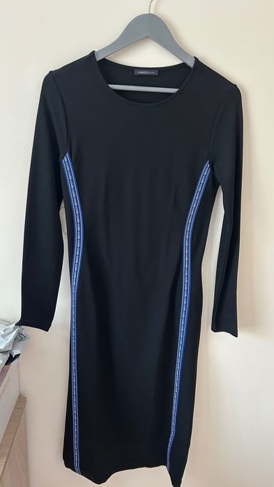 Черна дълга рокля M&S, размер М. Чисто нова