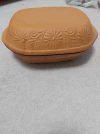 Oală Ceramica de lut cu capac
