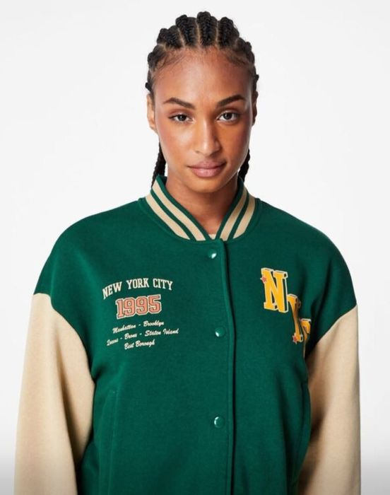 Women Graphic Varsity Jacket