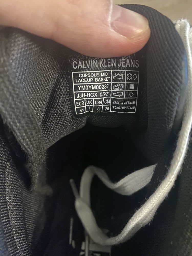Calvin Klein Adidasi Barbati Negri