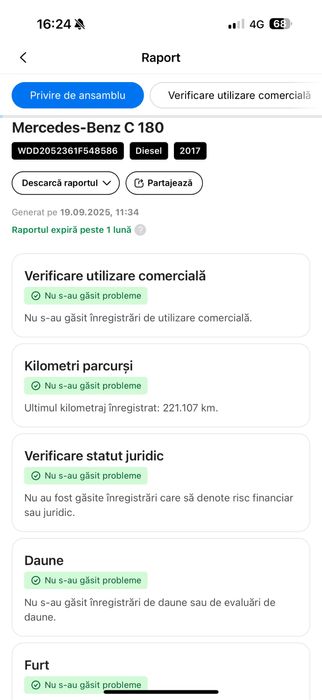 Mercedes C 180 d automat 2018