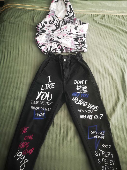 Комплект дънки и яке