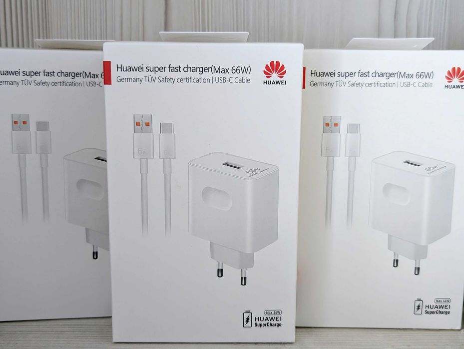 Incarcator Huawei cu cablu 66w Super Charge Quick Sigilat-Nou-Original