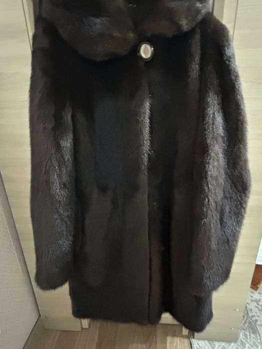 Шуба с капюшоном