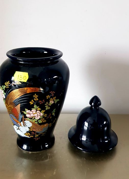 Carafa/Vază  veche din ceramică , porțelan și sticlă