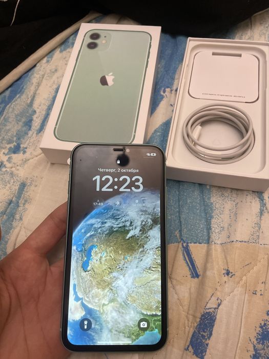 Iphone 11 продам новый 256гб зеленый