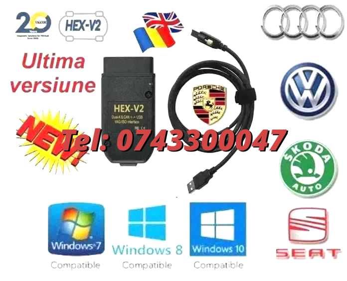 Tester Auto Hex Can V2 Vcds Vag Com 2531 Eng  Rom Update 2025