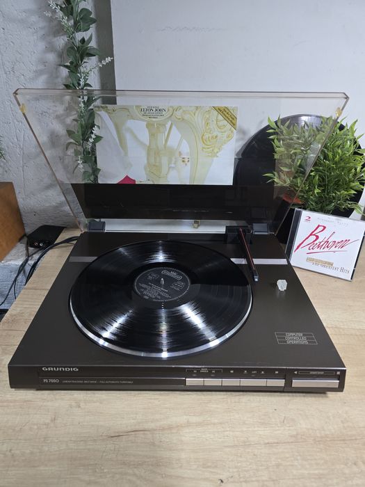 Pick-up GRUNDIG PS-7550, linear, tangențial, full automatic, hi-fi