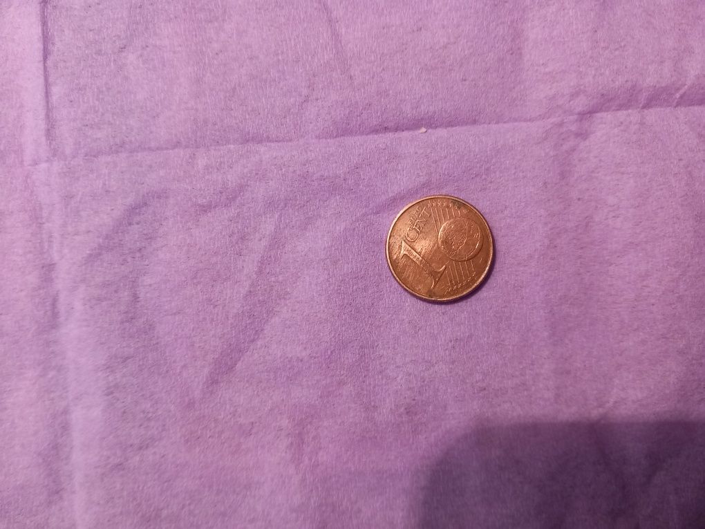 Moneda 1 euro cent