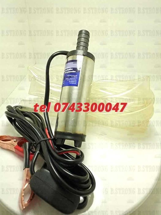Pompa Electrica Submersibila 12v Motorina Apa Benzina Ulei Lichide