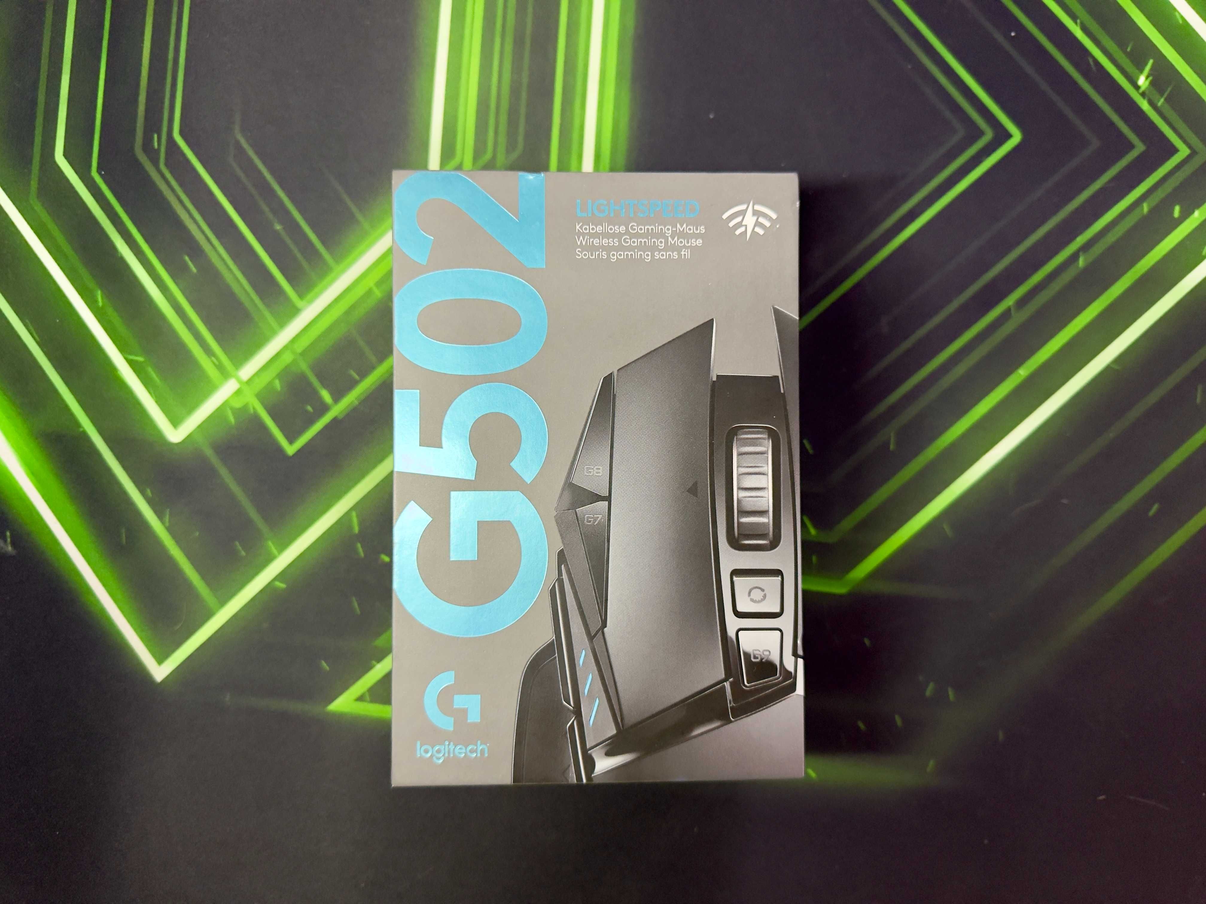 Геймърска мишка Logitech G502 LIGHTSPEED, Черен
