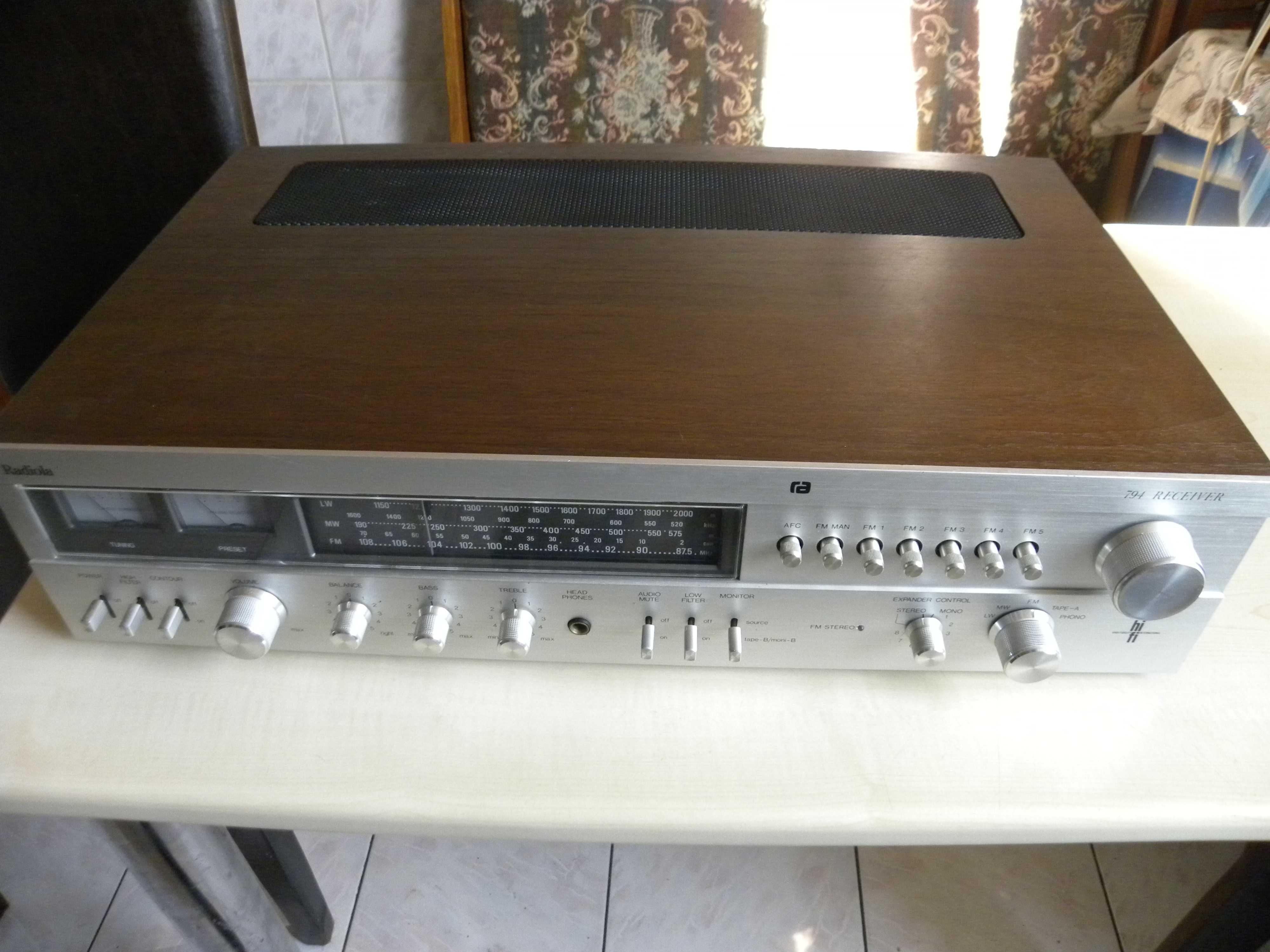 Receiver Hi-Fi Philips 22AH794 /98 RADIOLA (1980)