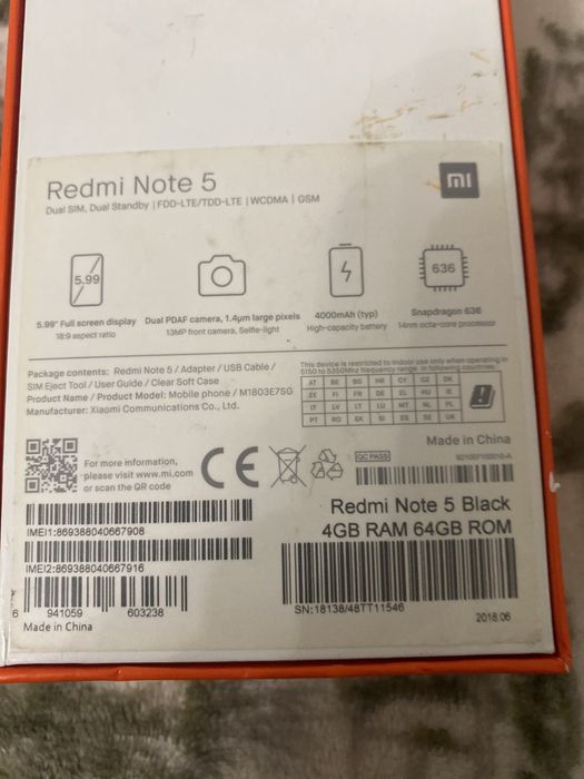 Redmi Note 5 pro