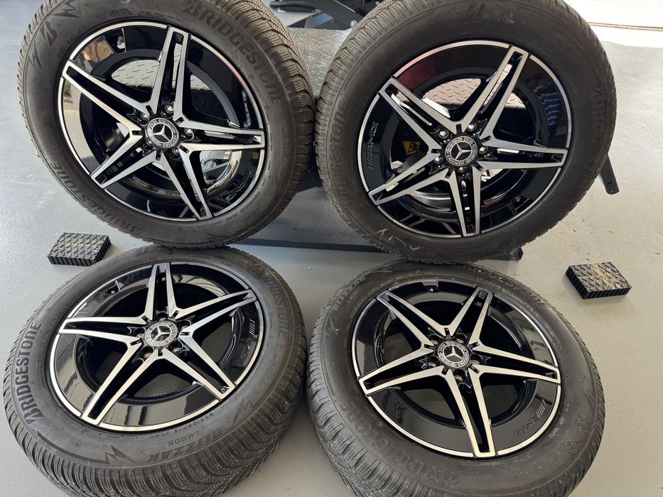 Jante originale Mercedes AMG R18 GLA GLB A243 W243 echipate iarna