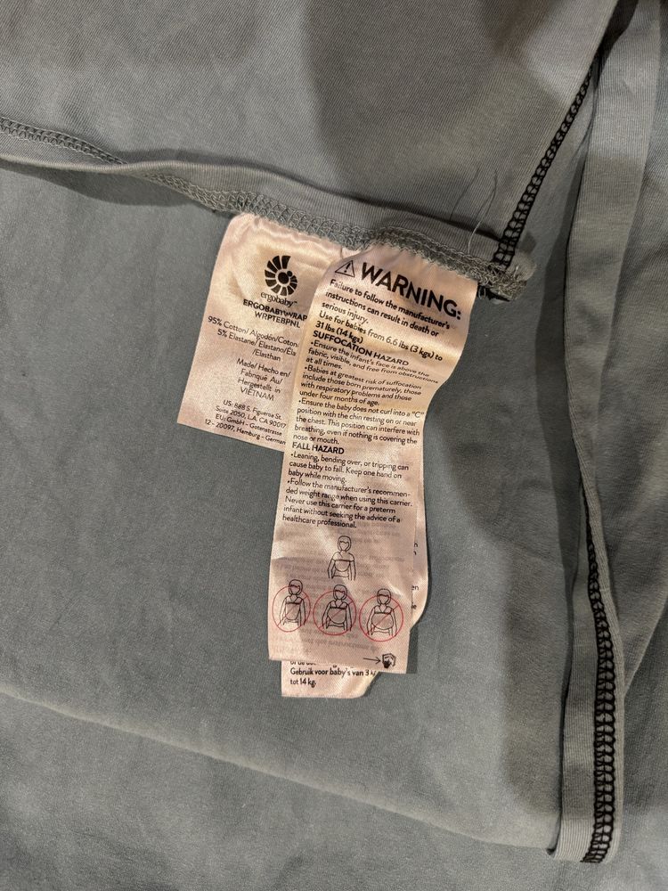 ERGOBABY Wrap слинг,от 3кг до 14кг.