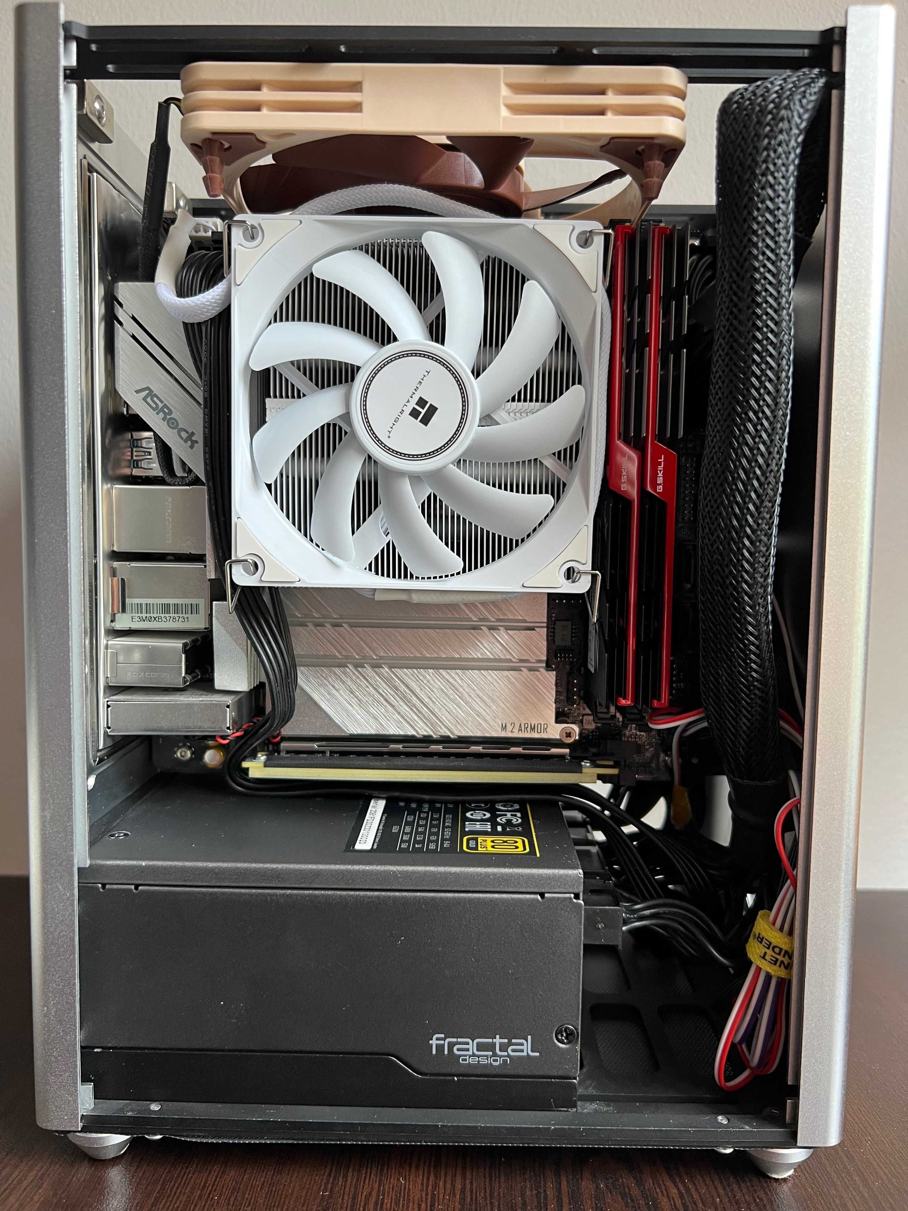Компютър SFF ITX i5-11600k; Z590; 32GB DDR4; 512GB SSD; Radeon 5500XT