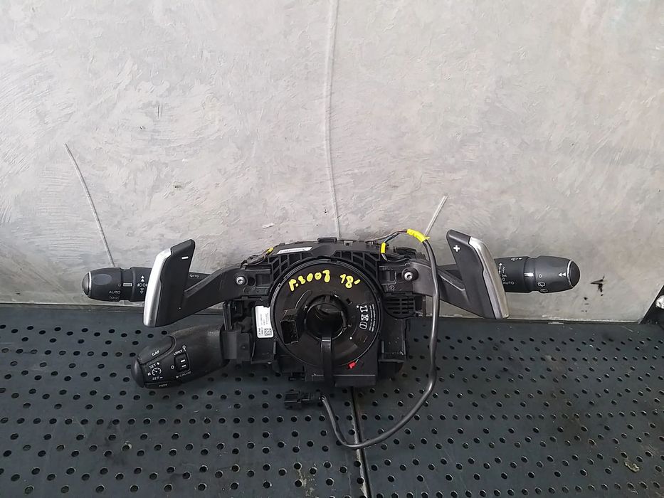 Bloc manete semnalizare stergator parbriz tempomat padele spirala volan peugeot 3008 2 98262588zd 96756731zd