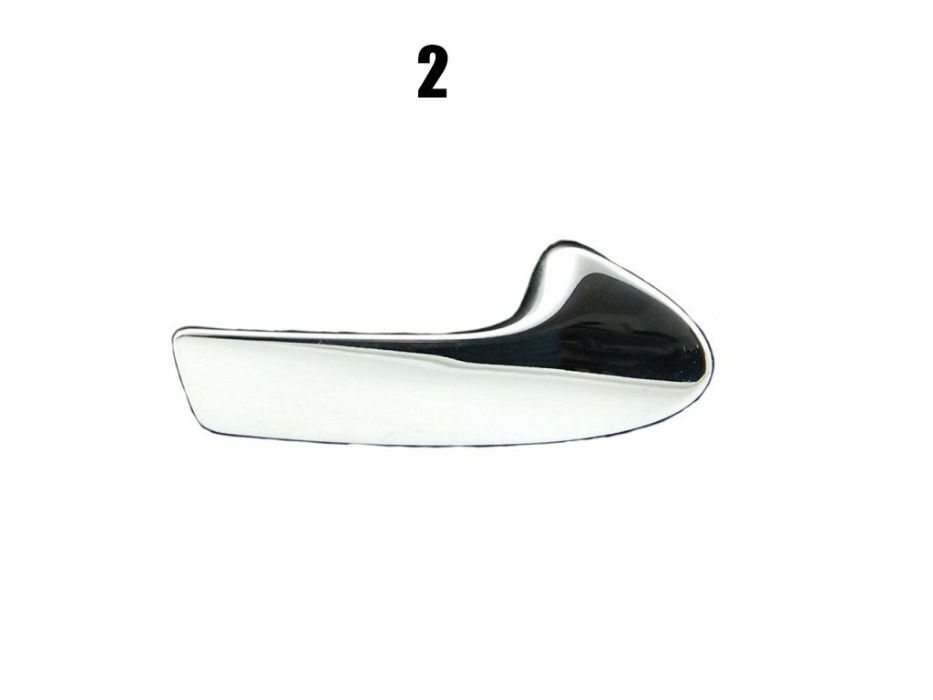 Вътрешна Дръжка за врата за Seat Ibiza 6J (Матиран хром сив , Хром )