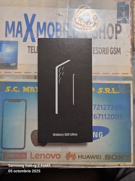 Samsung Galaxy S25 Ultra -256 GB Titanium Black / Impecabil