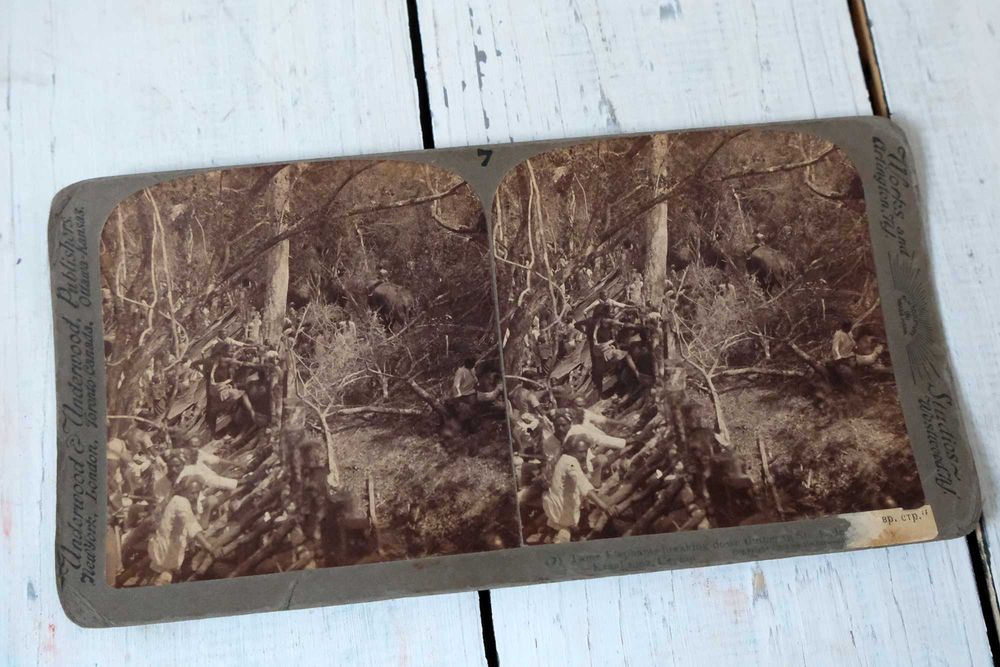 Стерео фотографии Ундервуд антикварные