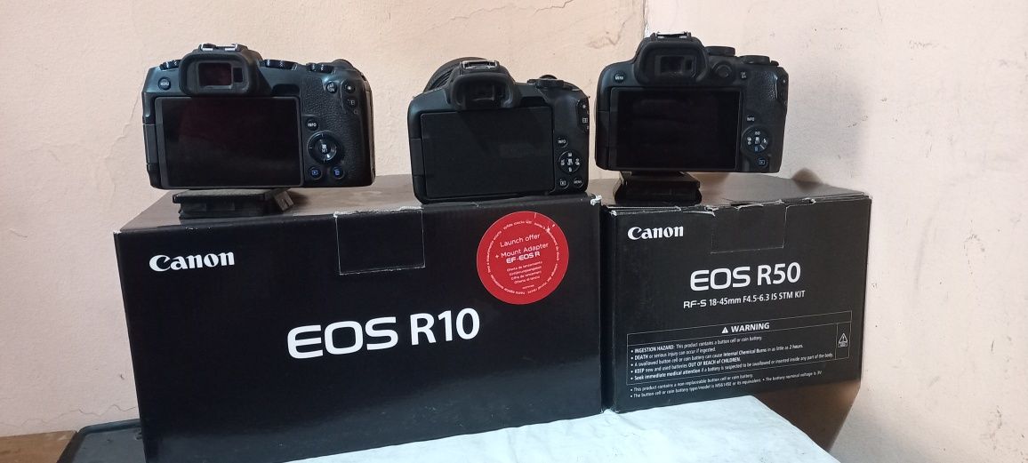 Canon RP+R10+R50